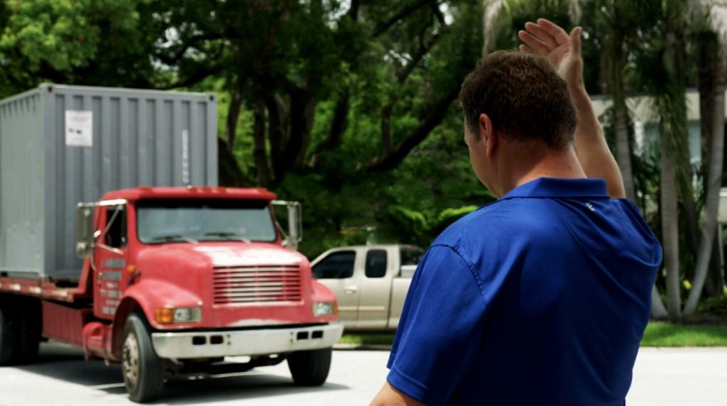 A American Container's 20' delivery
