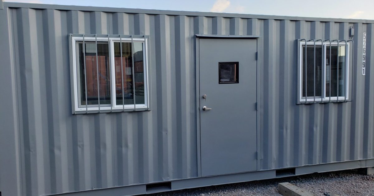 A American Container's 20 foot office front