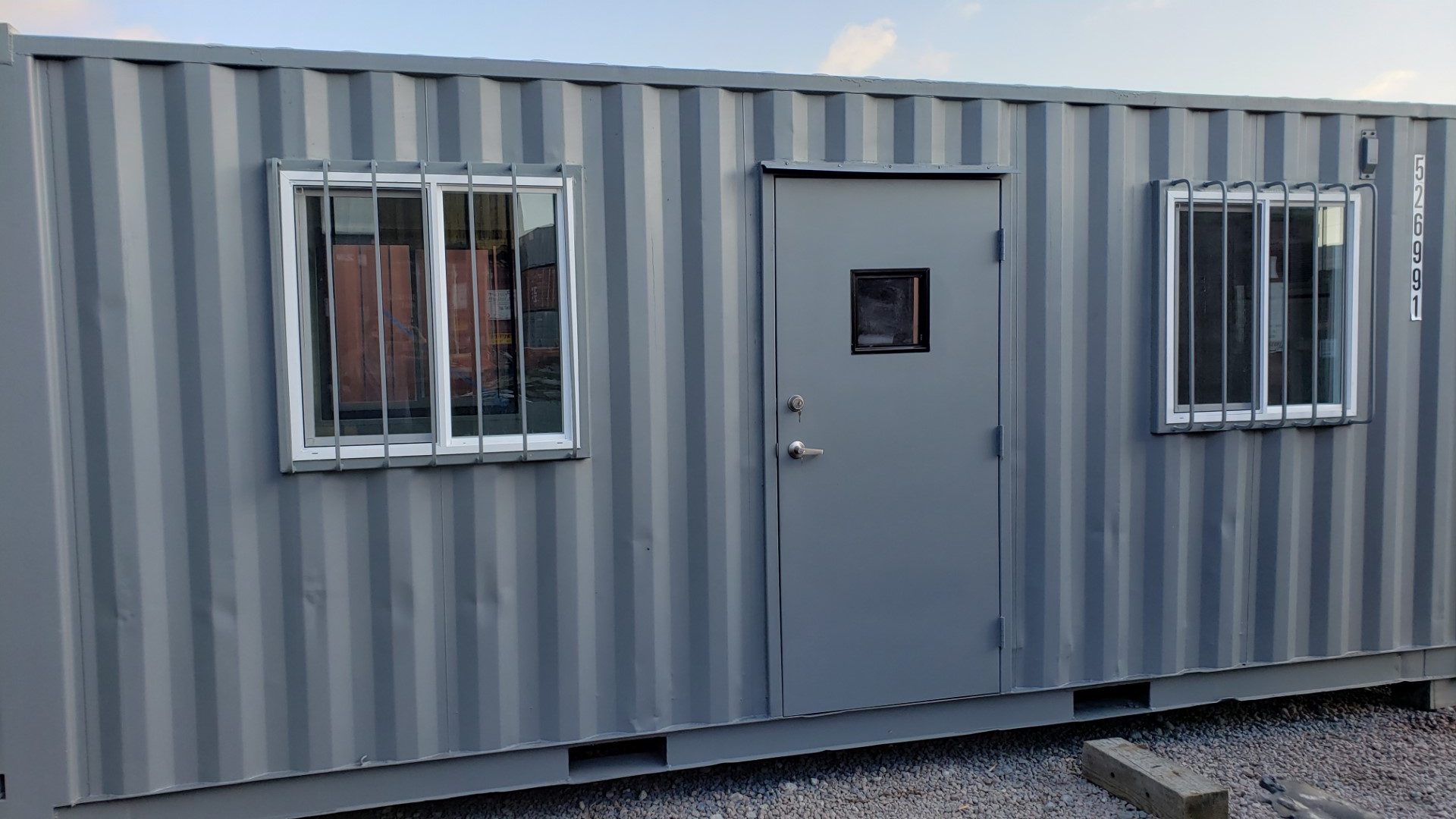 A American Container's 20 foot office front