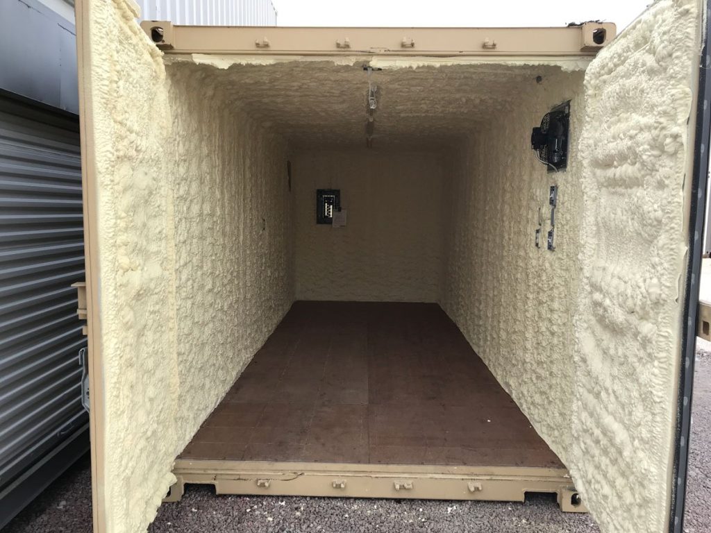A American Container's Closed Cell Spray Foam