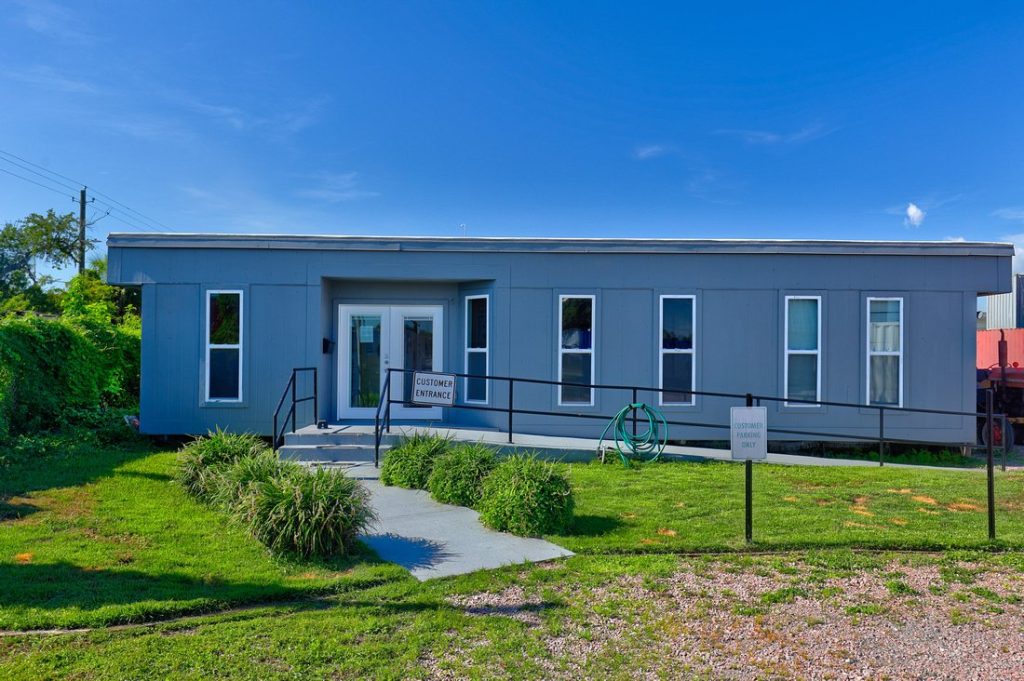 the A American Container office at our Tampa lot