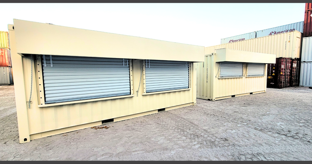 City of Eustis modification with roll up windows