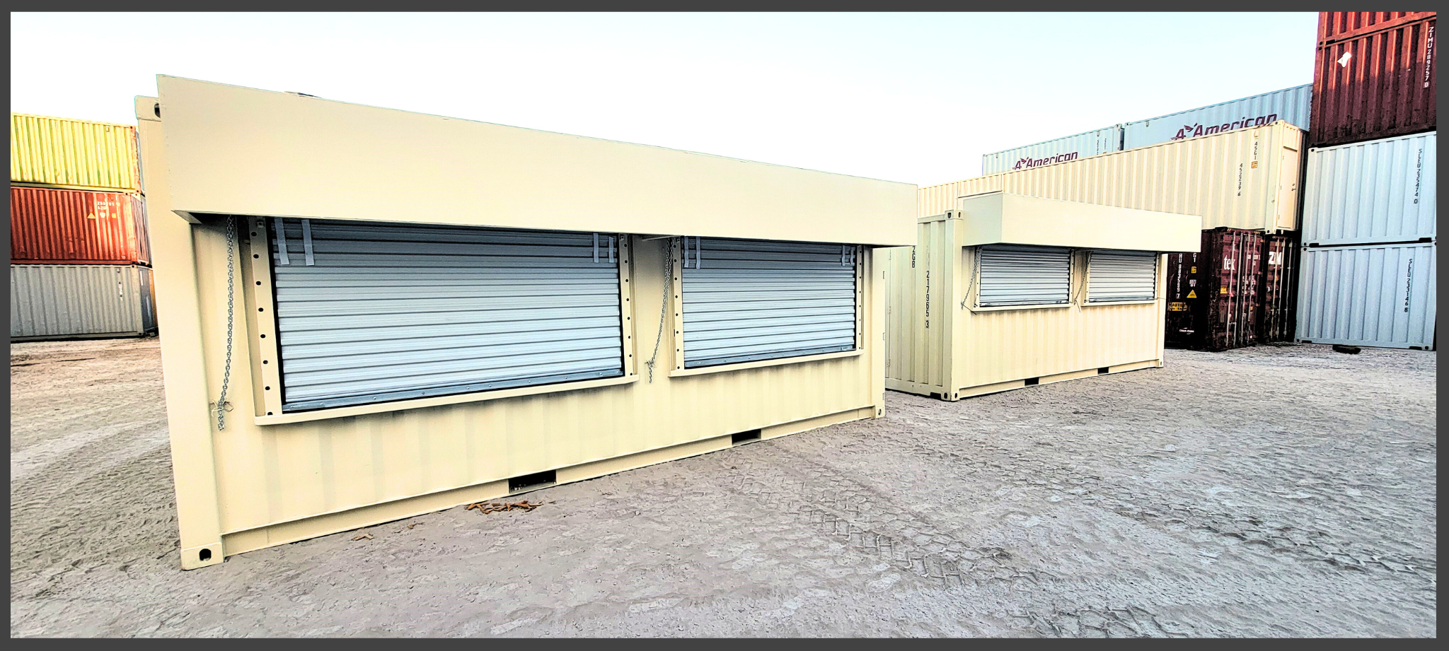 City of Eustis modification with roll up windows