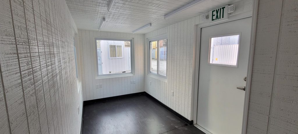 interior of container office mod by A American Container 