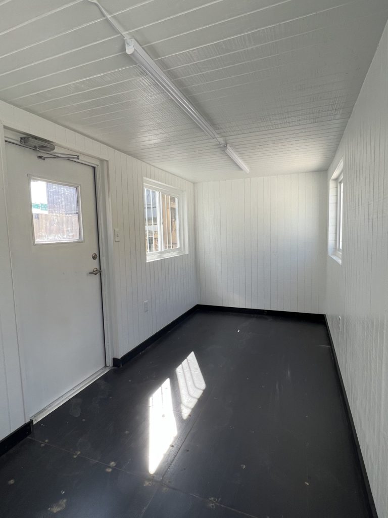 interior of container office A American Container 