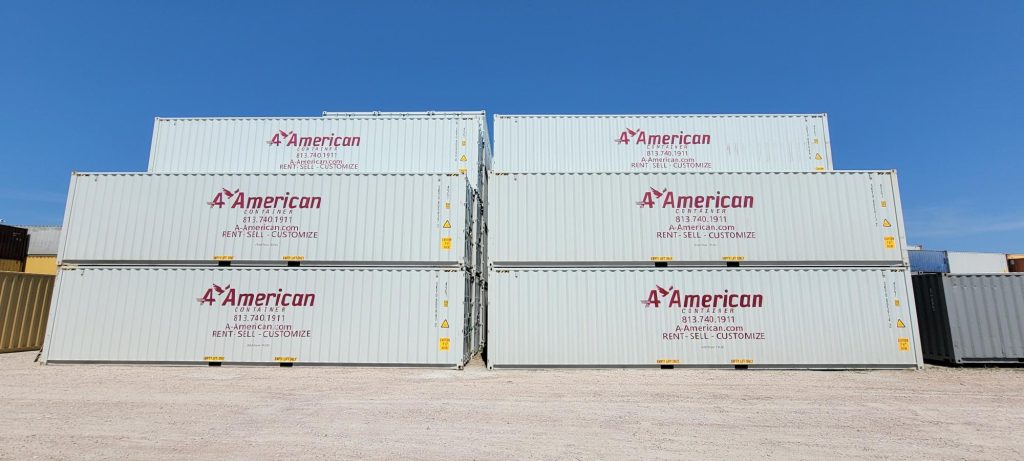 new 40-foot rental containers 