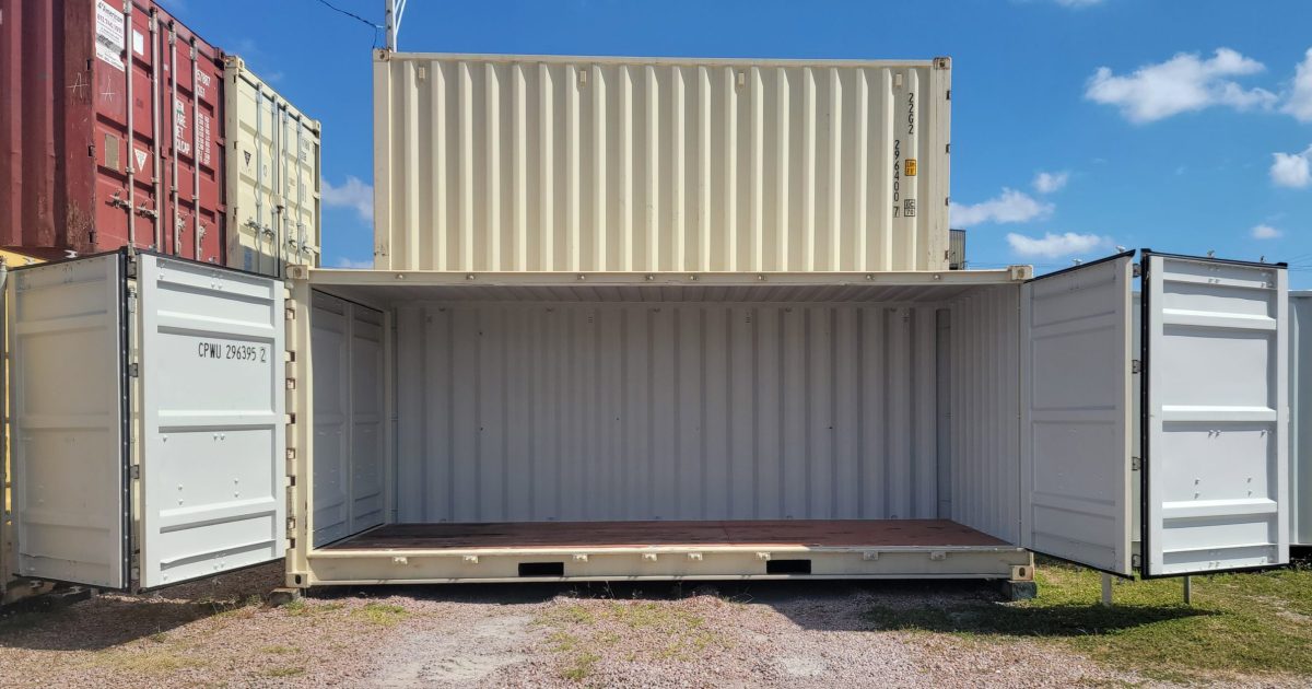open side container modification