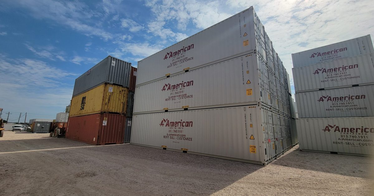 rental fleet stack at A American lot