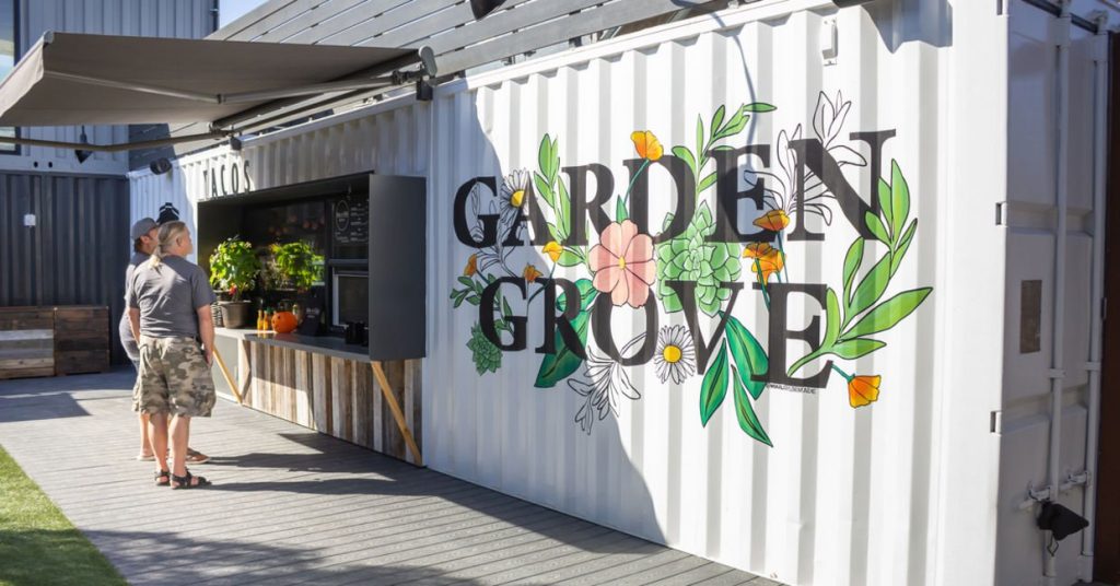 Shipping Container Restaurant Modification