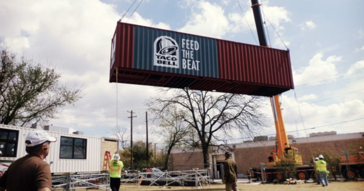 Taco Bell container