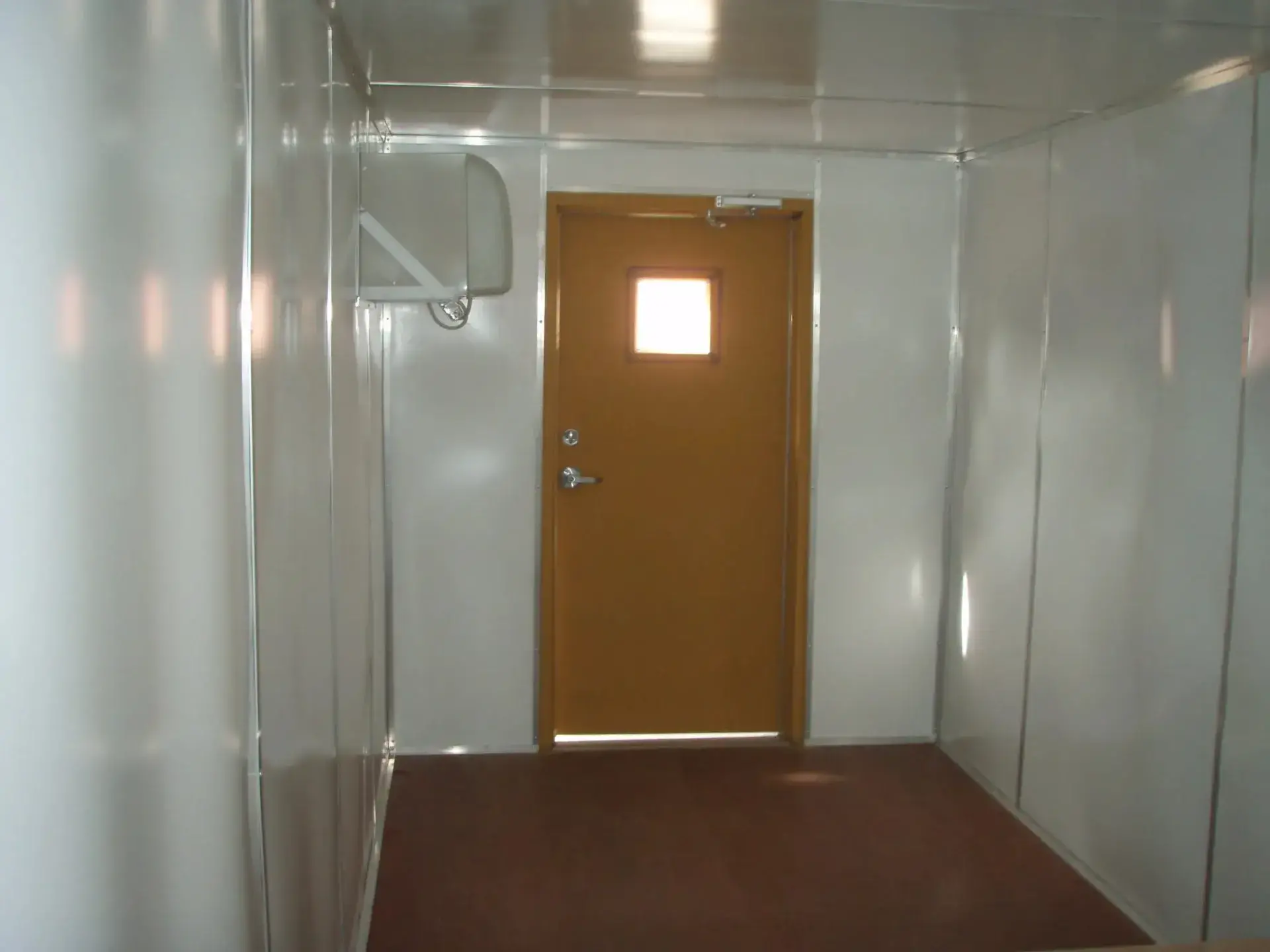 A_American_Container_Steel_Man_Door_Orange